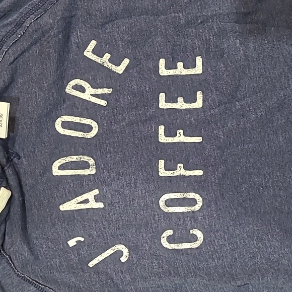 Grayson Threads J'Adore Coffee women's XXL shirt with frayed edges - Picture 3 of 7